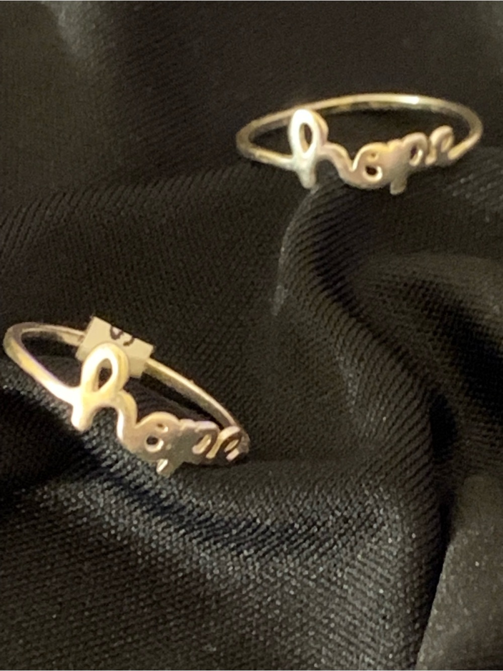 Love Script Gold Ring - Women Jewelry
